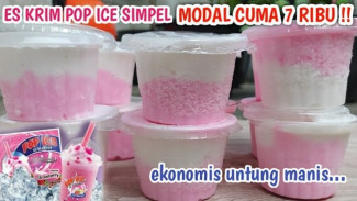 Bahan Simpel dan Ekonomis, Es Krim Pop Ice Lembut Cocok Banget Buat Ide Jualan