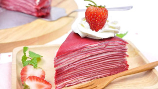 Resep Mille Crepes Red Velvet Tanpa Oven, Lembut dan Bikin Untung Cuan Berlipat!