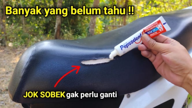Tips Tambal Jok Motor