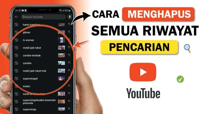 Cara Mudah Hapus History YouTube