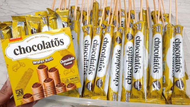 Ide jualan es coklat beku