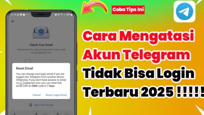 Mengatasi akun telegram tidak bisa login