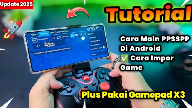 Cara main game PPSSPP