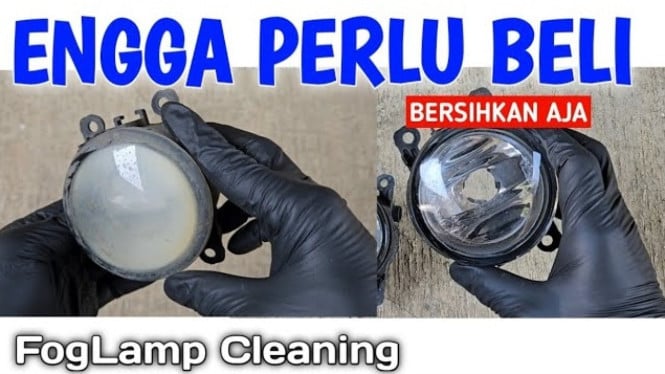 Cara membersihkan foglamp