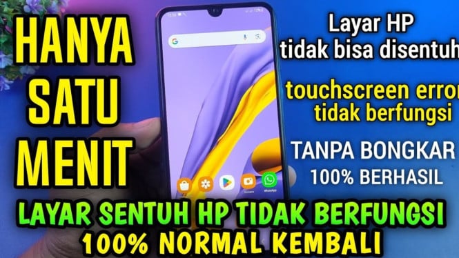Cara Mengatasi Layar Sentuh Tidak Merespon