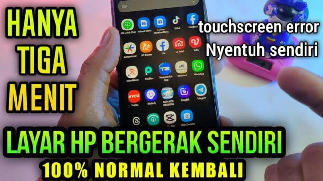 Memperbaiki Layar HP Bergerak Sendiri