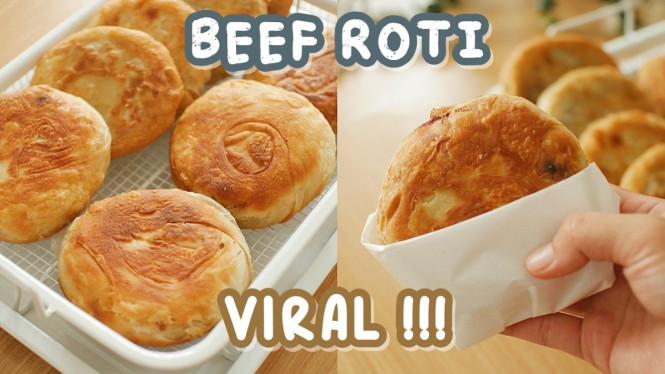 Bikin Chinese Beef Roti Viral Malaysia di Rumah, Crispy Luar Juicy ...