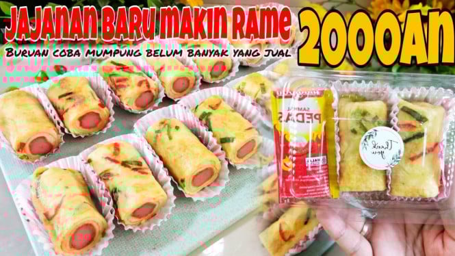 Jajanan Kekinian Tisolur Gulung