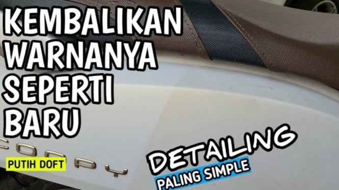 Poles body motor putih doft