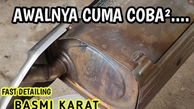 Cara membersihkan karat