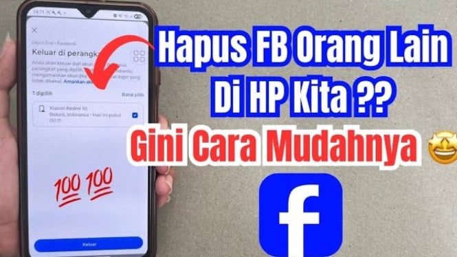 Cara Hapus FB