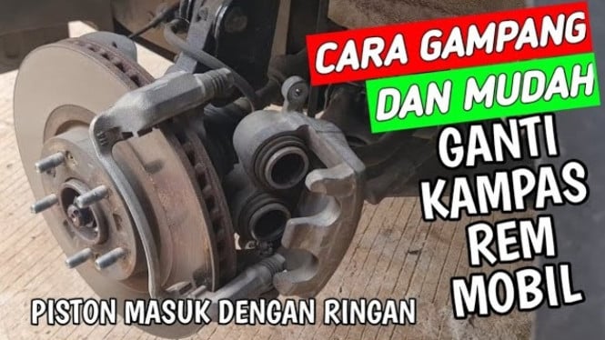 Cara mengganti kampas rem