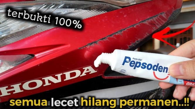 Cara Hilangkan Lecet di Motor
