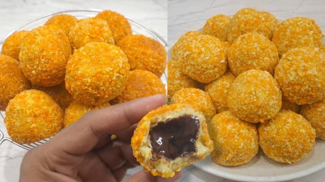 Pisang Isi Coklat
