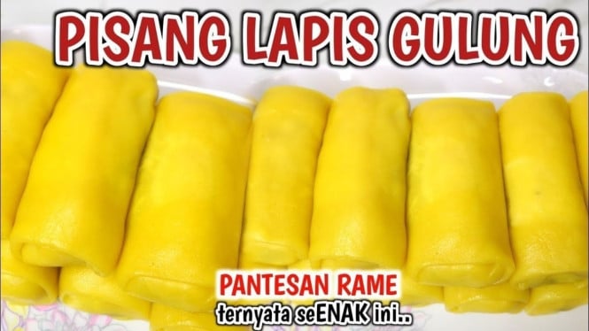Ide Jualan Pisang Lapis Gulung