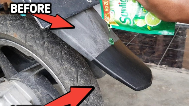 Tips Body Motor Hitam