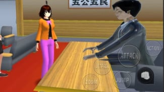 Jangan Panik! Begini Cara Mengalahkan Boss Pajak di Sakura School Simulator dengan Senjata OP