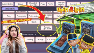 Peta Lokasi Kuburan Upin dan Ipin yang Lagi Viral di Sakura School Simulator