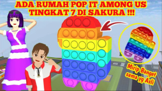 Cara Menemukan dan Menjelajahi Rumah Pop It Unicorn di Sakura School Simulator