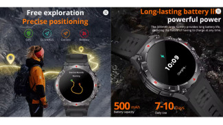 Worth It Parah! Harganya Cuma Rp400 Ribuan Tapi Smartwatch Ini Punya Fitur GPS, Kompas, sampai Altimeter Barometer