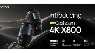 Rekomendasi Daschcam Terbaik, 70mai X800 4K Omni Punya 360 Derajat Kamera Putar Otomatis dan Fitur AI Super Canggih