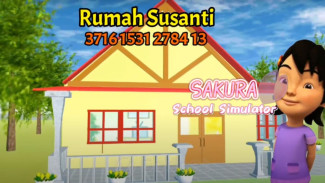 Cara Mengunjungi Rumah Susanti Teman Upin-Ipin di Sakura School Simulator