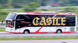 Bus Sleeper PO MTrans 'The Castle' Cokorda, Cocok Buat Kaum Rebahan dengan Fasilitas Mirip First Class Pesawat