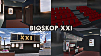 Cara Membuat Bioskop XXI di Sakura School Simulator, Seru Buat Nonton Bareng Teman
