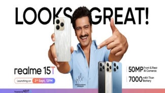 Realme 15T 5G Siap Meluncur, Bawa Baterai 7.000mAh di Bodi Tipis dan Kamera 50MP Depan-Belakang