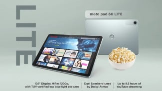 Motorola Moto Pad 60 Lite Resmi Mendarat di Indonesia, Tablet Rp1 Jutaan dengan Fitur Keamanan Anak dan Android 15
