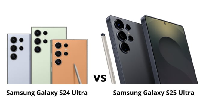 Samsung Galaxy S24 Ultra vs S25 Ultra