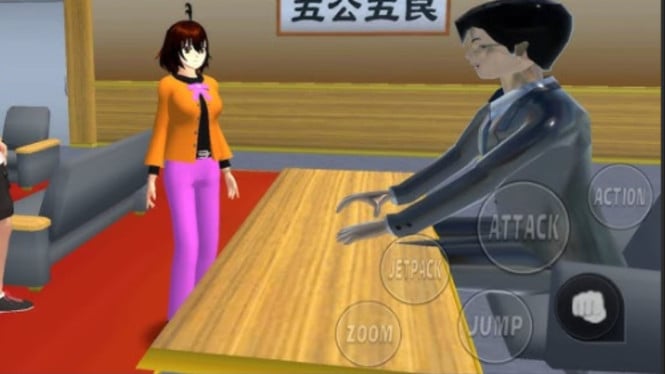 Boss Pajak di Sakura School Simulator