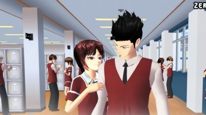 Pacar di Sakura School Simulator