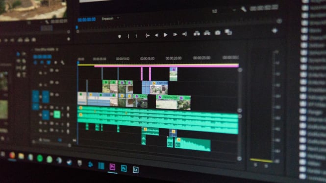 Ilustrasi editing video