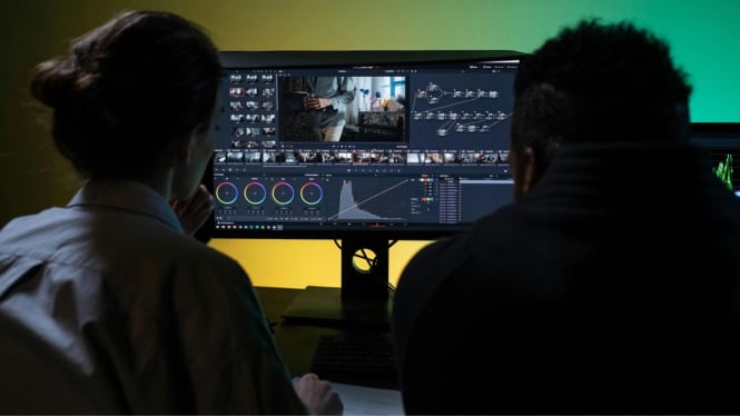 Ilustrasi editing video