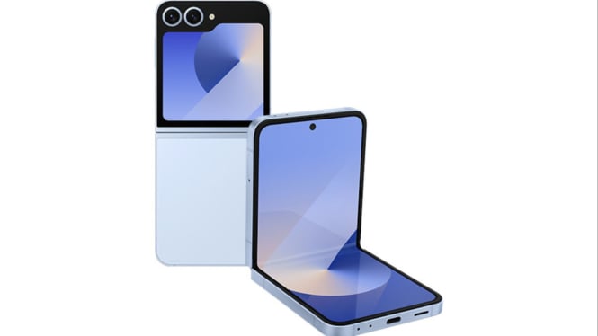 Ilustrasi HP lipat/Samsung Galaxy Z Flip6