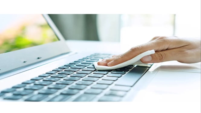 Ilustrasi keyboard laptop