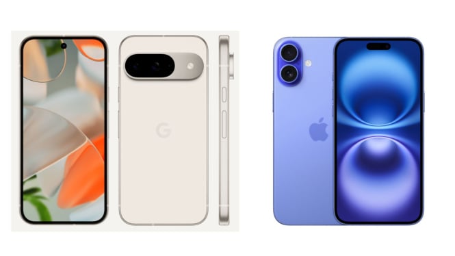 Google Pixel 9 vs iPhone 16