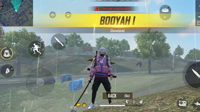 Booyah di Mode Free Fire