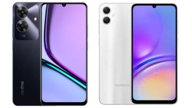 Realme Note 60 dan Samsung Galaxy A05s