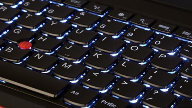 Ilustrasi keyboard backlit