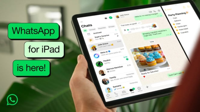 WhatsApp di Ipad