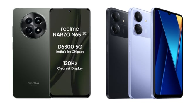 Realme Narzo N65 5G dan Poco C65