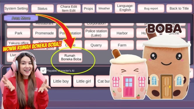 Rumah Boba di Sakura School Simulator