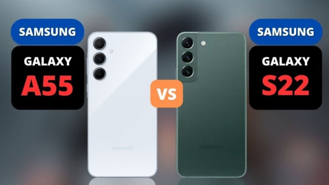 Samsung Galaxy S22 vs Galaxy A55