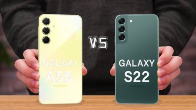 Samsung Galaxy S22 vs Galaxy A55