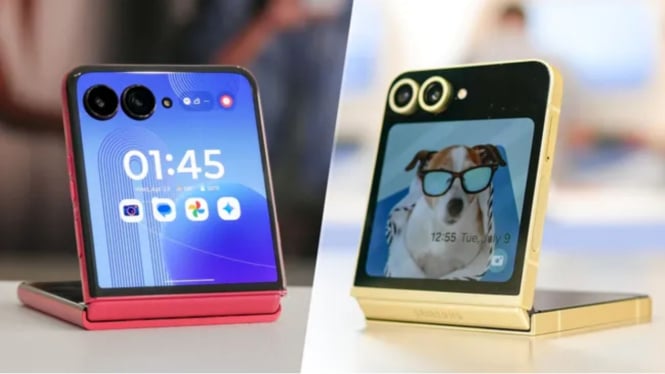 Motorola Razr Ultra dan Galaxy Z Flip 7