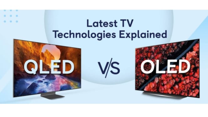 Perbandingan tv OLED dan QLED
