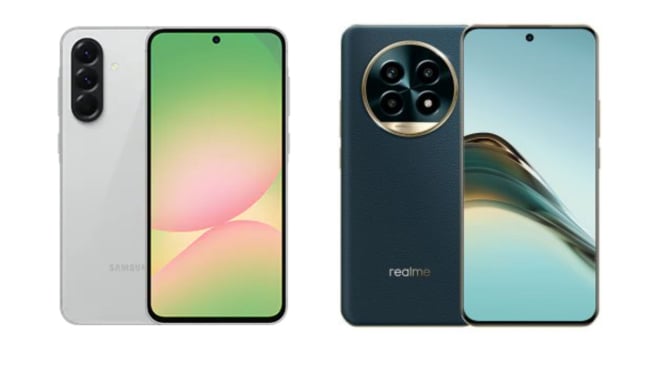 Samsung Galaxy A56 5G dan realme 13 Pro+ 5G