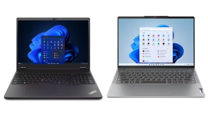 Laptop ThinkPad atau Ideapad